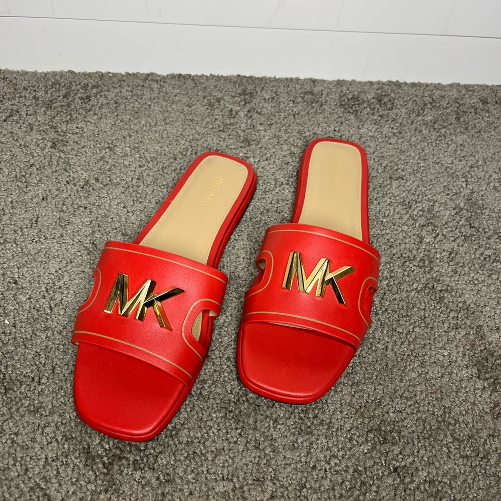 Red-Orange Michael Kors Sandals